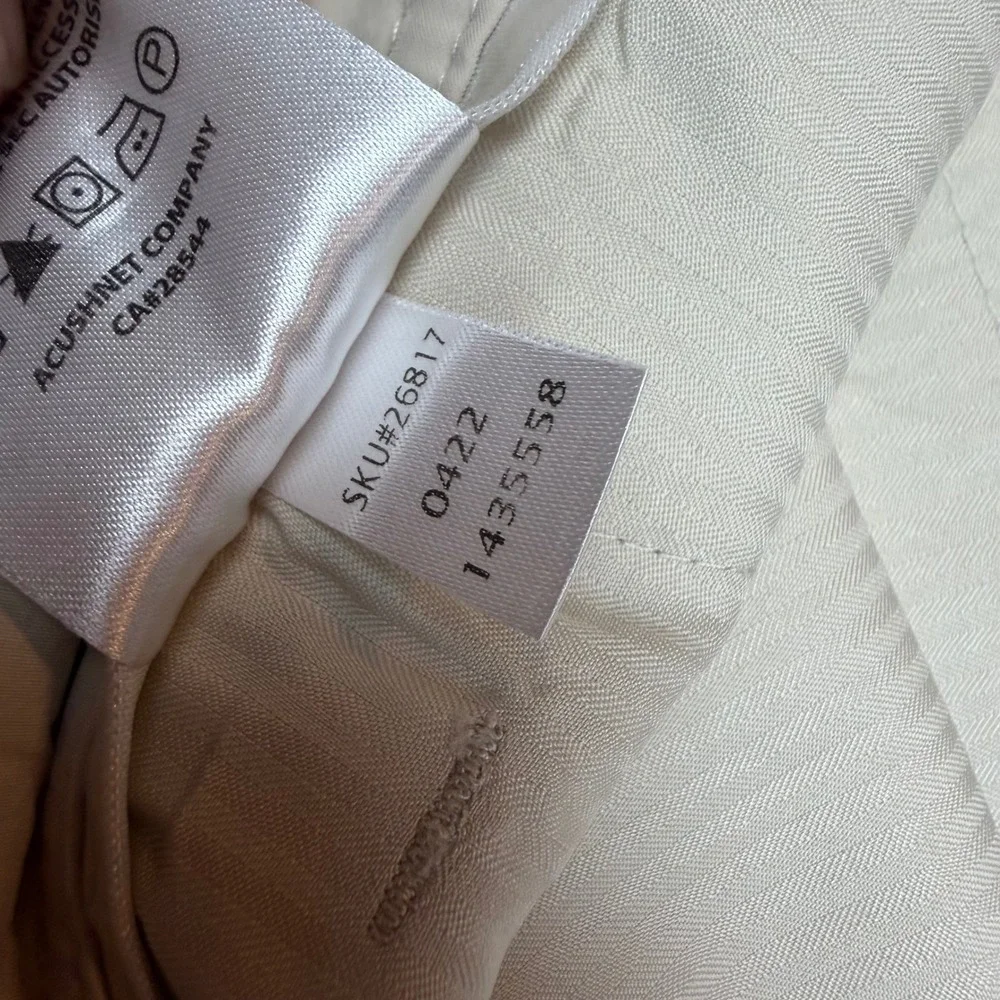 FootJoy Mens Performance Golf Shorts Beige Khaki W38 Stretch Flat Front FJ